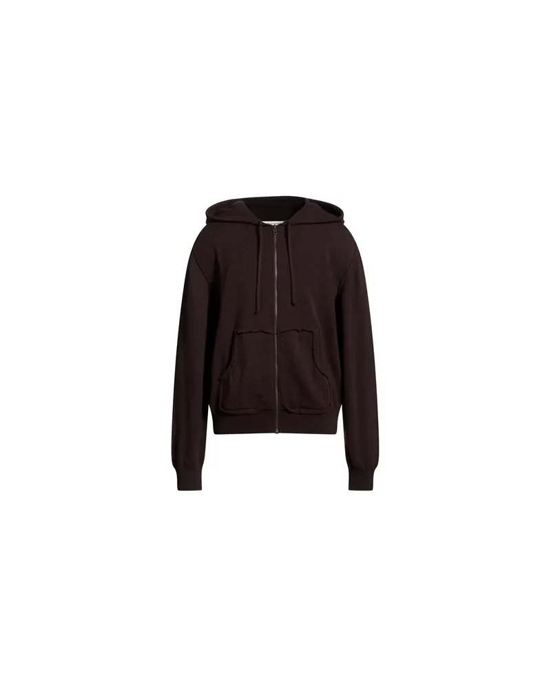 Maison Margiela STRICKWAREN - Strickjackenauf YOOX.COM Dunkelbraun