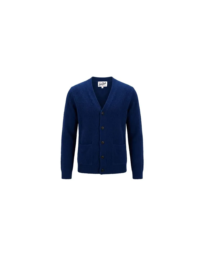 MC2 Saint Barth STRICKWAREN - Strickjackenauf YOOX.COM Blau