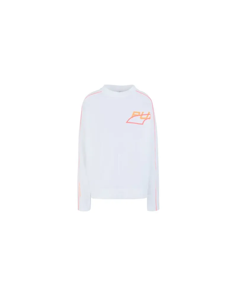 Puma Evide Crew     - TOPS - Sweatshirtsauf YOOX.COM Weiß
