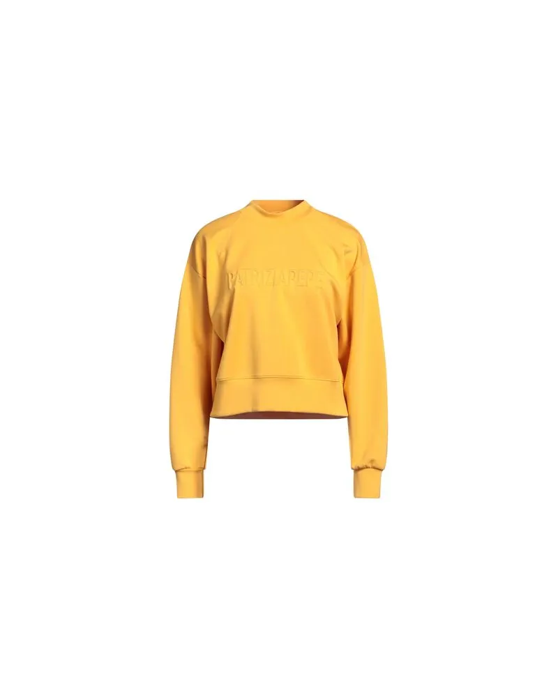 Patrizia Pepe TOPS - Sweatshirtsauf YOOX.COM Gelb