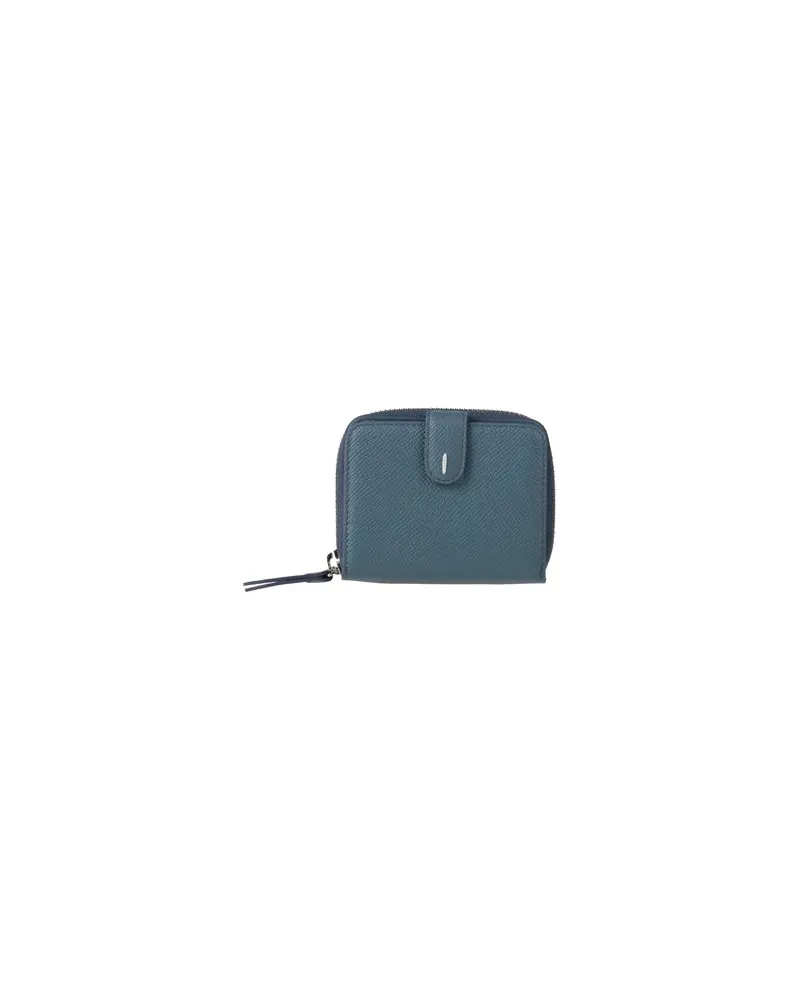 Maison Margiela Kleinlederwaren - Brieftaschenauf YOOX.COM Taubenblau