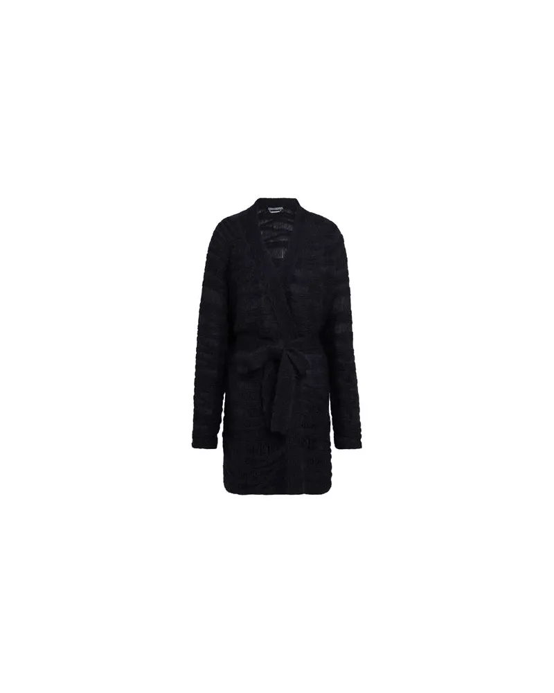 Alberta Ferretti STRICKWAREN - Strickjackenauf YOOX.COM Schwarz