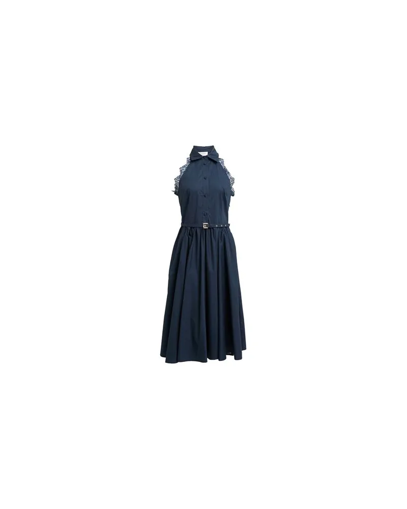 Ermanno Scervino KLEIDER - Midi-Kleiderauf YOOX.COM Nachtblau