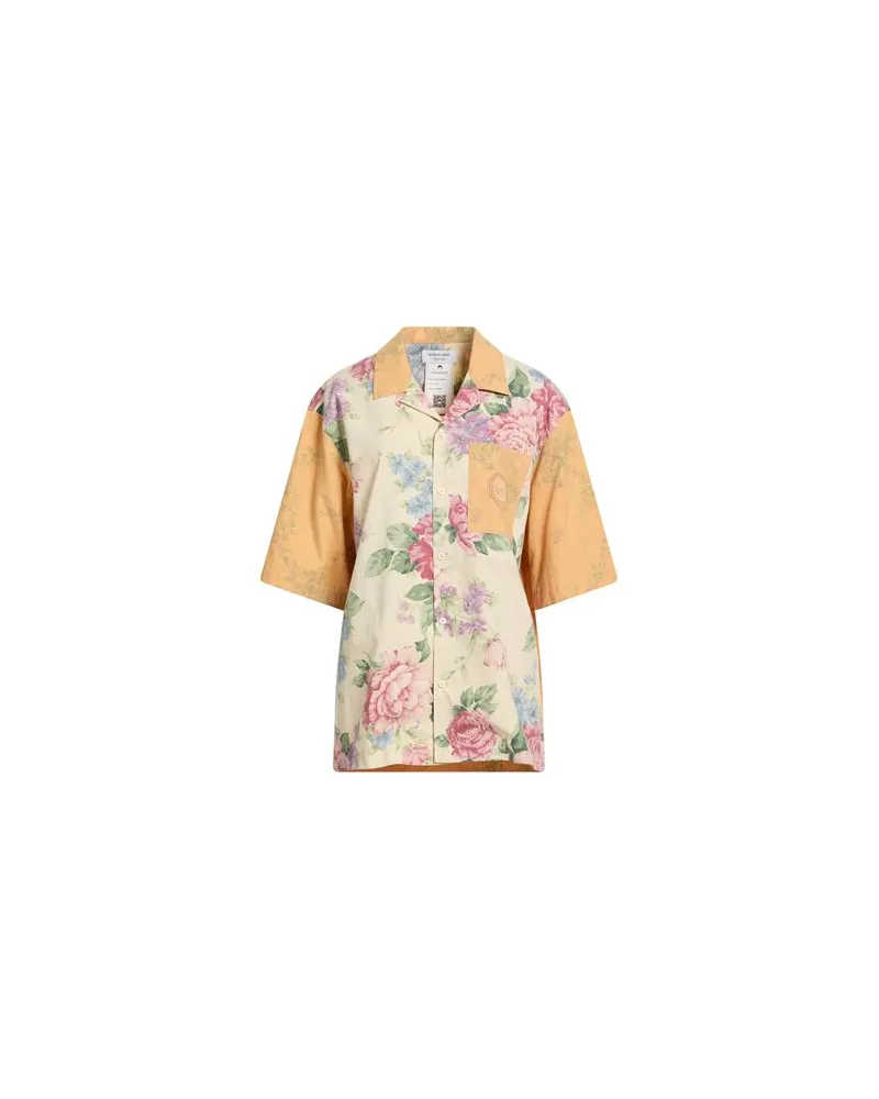 Marine Serre WHITE LINE - TOPS - Hemdenauf YOOX.COM Sand