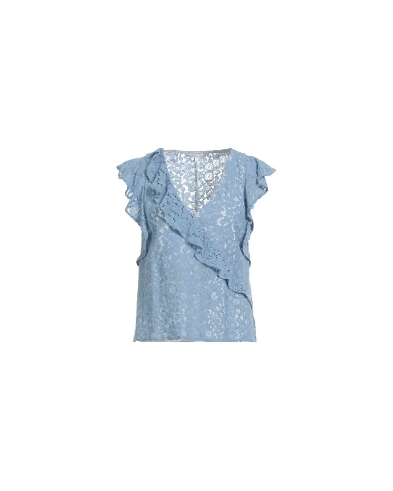 Patrizia Pepe TOPS - Topsauf YOOX.COM Hellblau