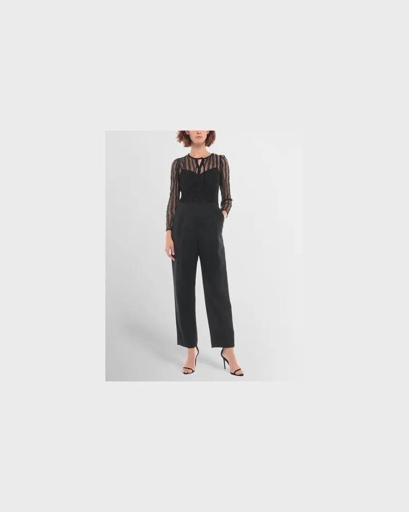 Sandro OVERALLS - Jumpsuitsauf YOOX.COM Schwarz