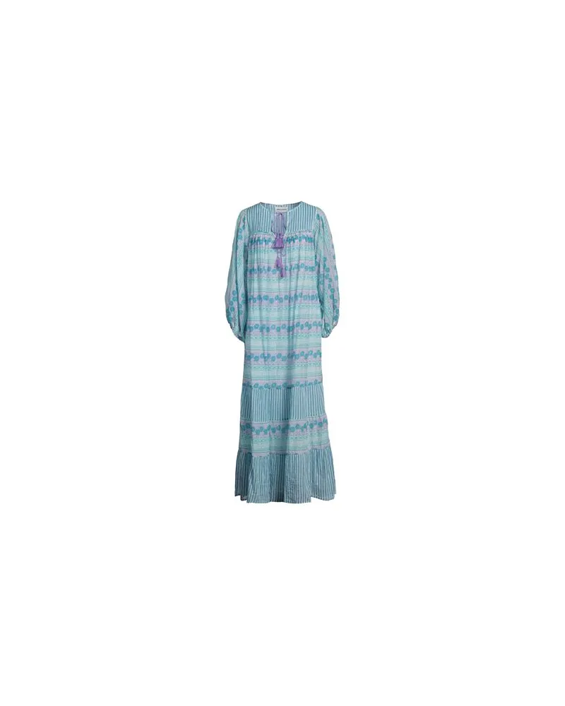 Antik Batik KLEIDER - Maxi-Kleiderauf YOOX.COM Hellblau
