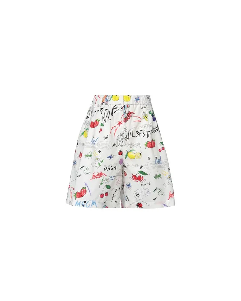 MSGM HOSEN & RÖCKE - Shorts & Bermudashortsauf YOOX.COM Weiß