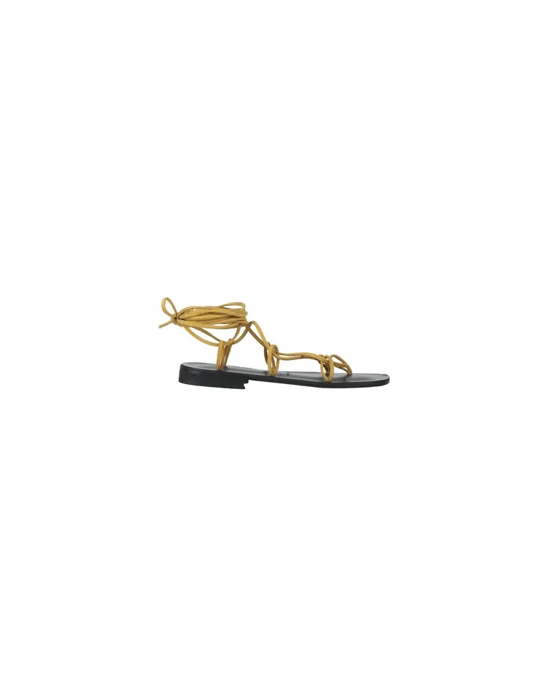 LEQARANT SCHUHE - Zehentrennerauf YOOX.COM Senf