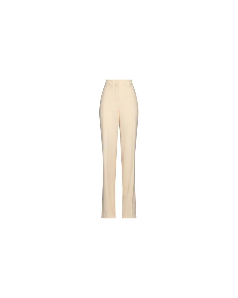 SPORTMAX HOSEN & RÖCKE - Hosenauf YOOX.COM Cremeweiß