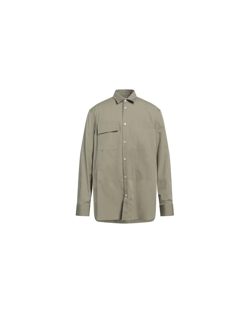 Jil Sander TOPS - Hemdenauf YOOX.COM Militärgrün