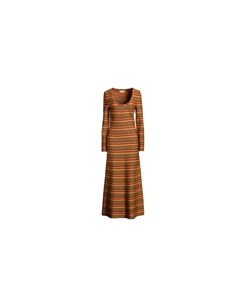 Gabriela Hearst KLEIDER - Maxi-Kleiderauf YOOX.COM Mandarine