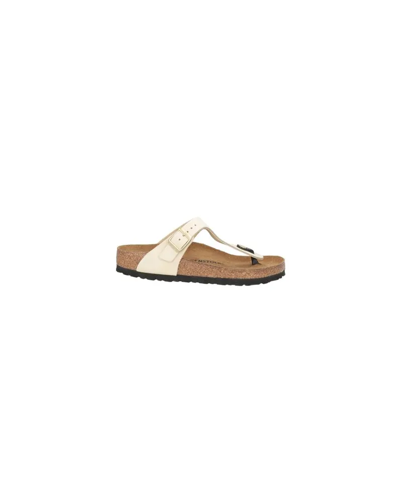 Birkenstock SCHUHE - Zehentrennerauf YOOX.COM Elfenbein
