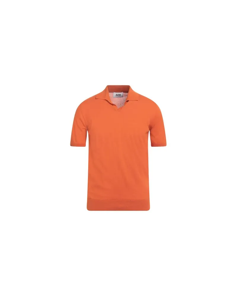 Alpha Studio STRICKWAREN - Pulloverauf YOOX.COM Orange