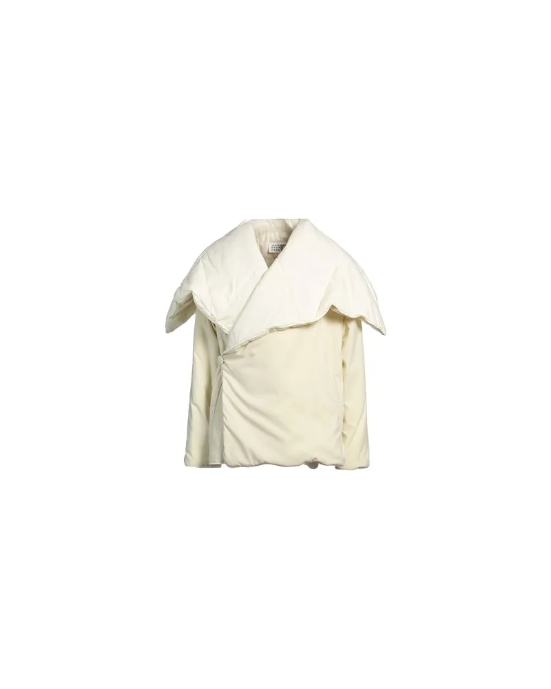 Maison Margiela JACKEN & MÄNTEL - Pufferjacken & Daunenjackenauf YOOX.COM Cremeweiß