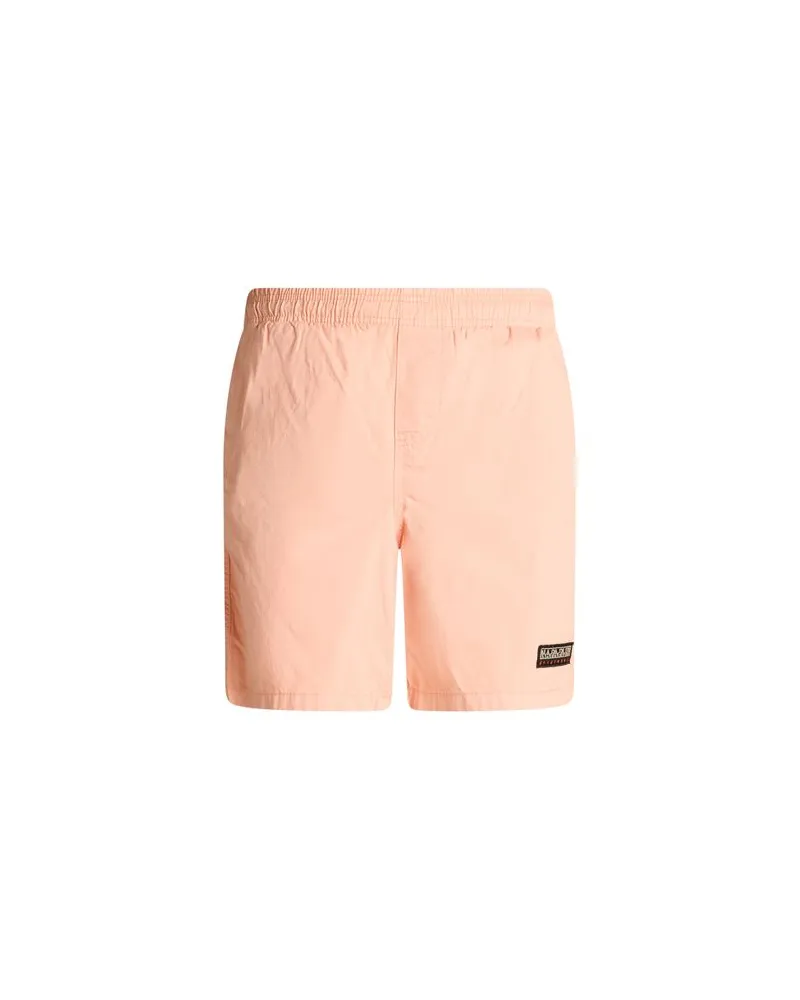 Napapijri HOSEN & RÖCKE - Shorts & Bermudashortsauf YOOX.COM Lachs