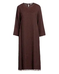 Jucca Midi-Kleid Mittelbraun