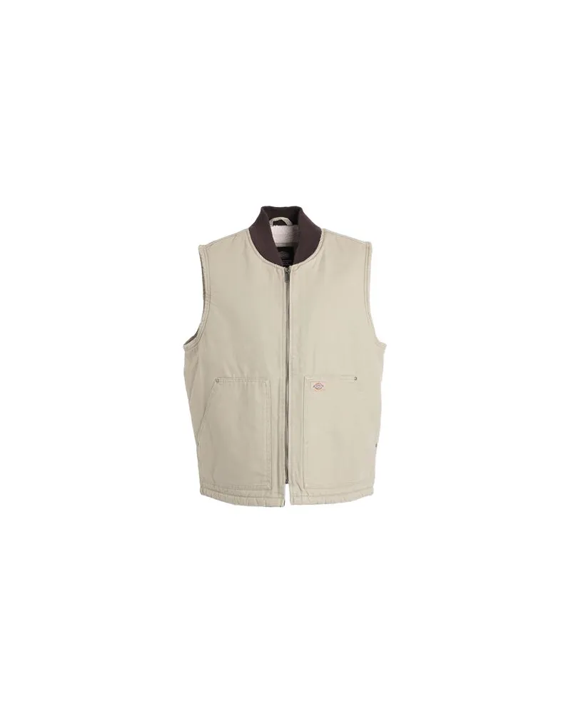 Dickies DUCK CANVAS VEST  - JACKEN & MÄNTEL - Jacken und Anoraksauf YOOX.COM Beige