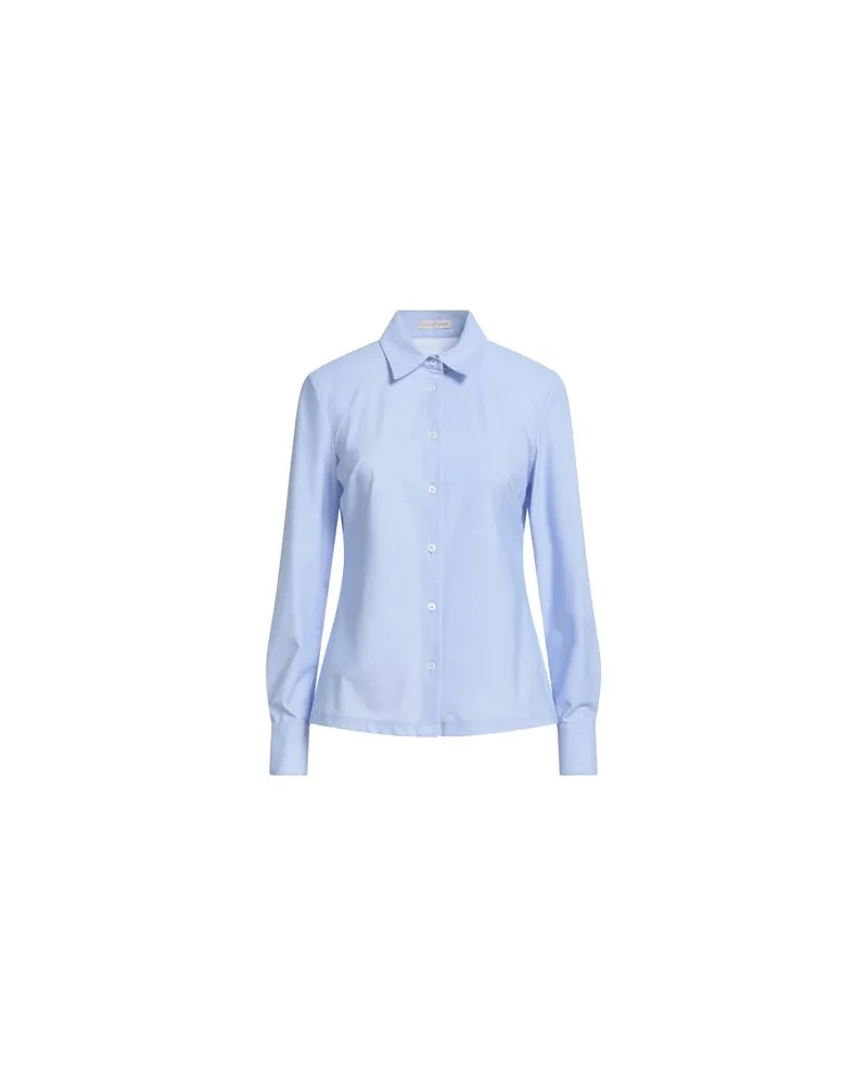 Camicettasnob TOPS - Hemdenauf YOOX.COM Hellblau