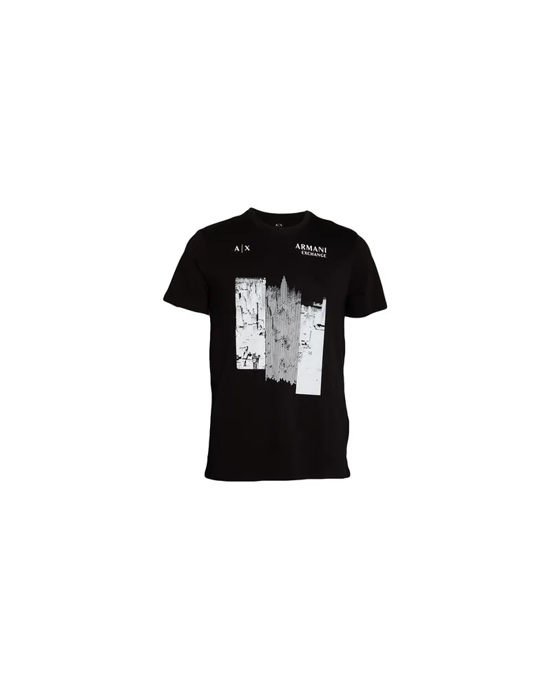 Armani Exchange TOPS - T-shirtsauf YOOX.COM Schwarz
