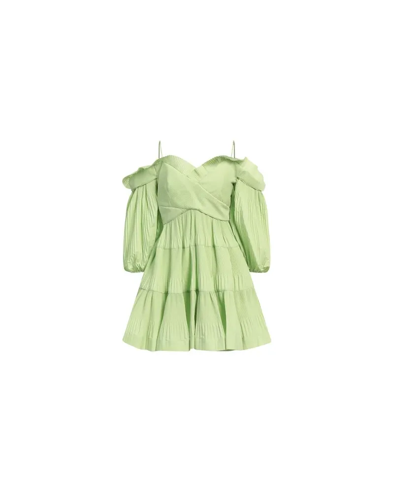 MEIMEIJ KLEIDER - Mini-Kleiderauf YOOX.COM Limettengrün