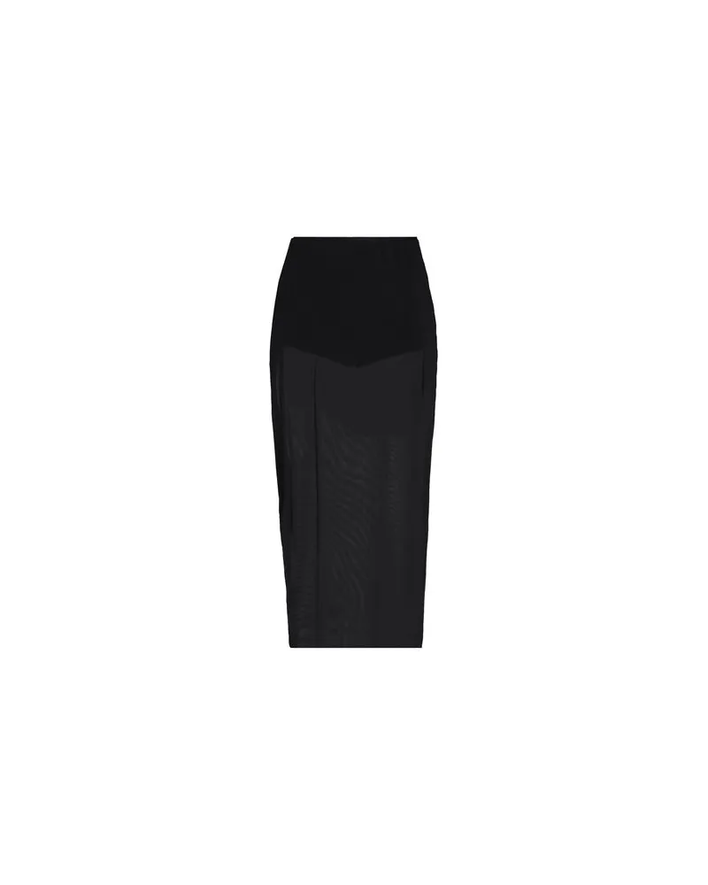Motel HOSEN & RÖCKE - Midi-Röckeauf YOOX.COM Schwarz