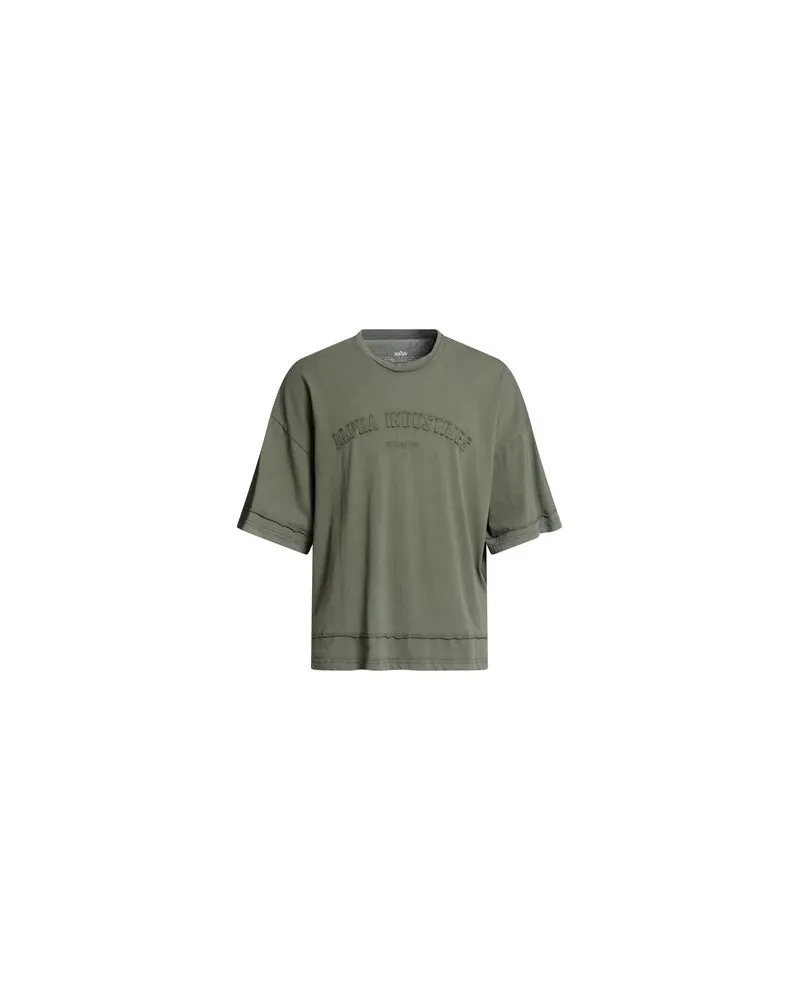 Alpha Industries TOPS - T-shirtsauf YOOX.COM Militärgrün
