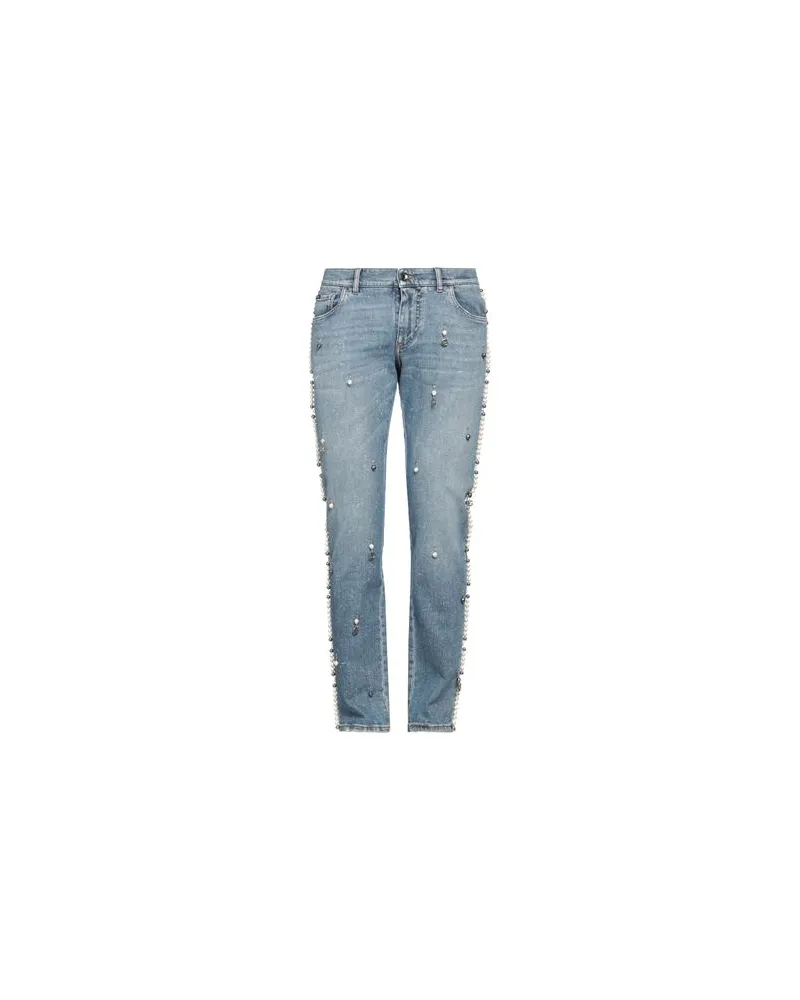 Dolce & Gabbana HOSEN & RÖCKE - Jeanshosenauf YOOX.COM Blau
