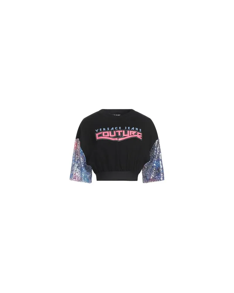 Versace Jeans TOPS - T-shirtsauf YOOX.COM Schwarz