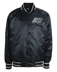 New Balance NB Athletics Varsity Jacket Jacke Schwarz