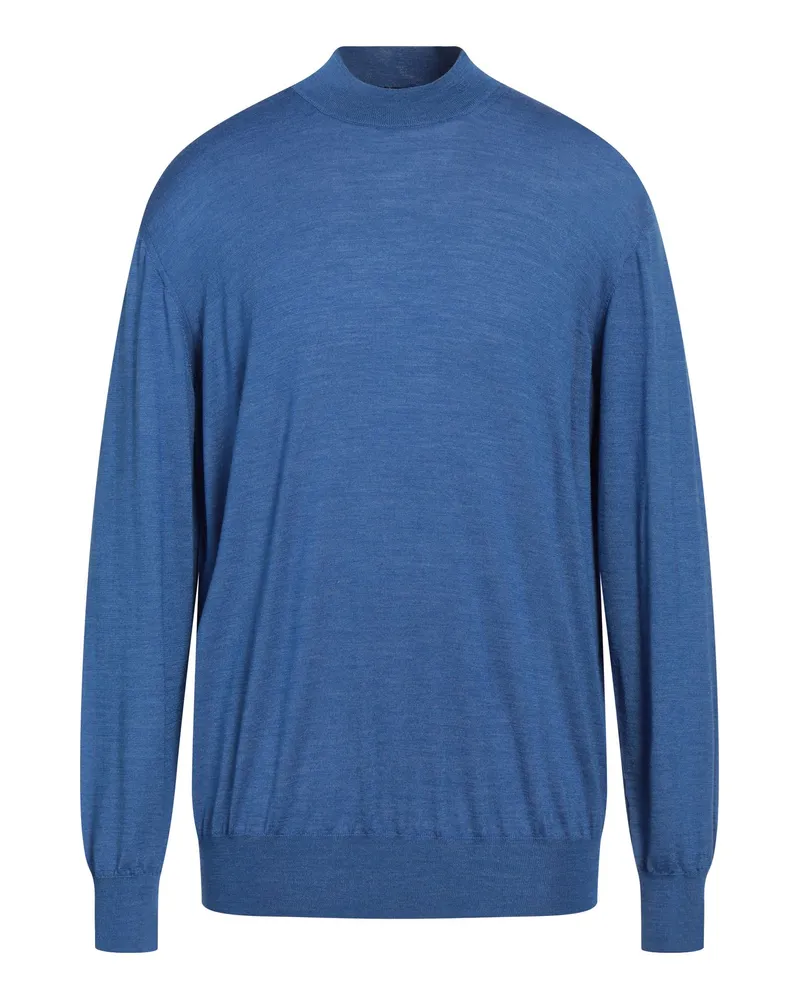 Drumohr  Rollkragenpullover Blaugrau