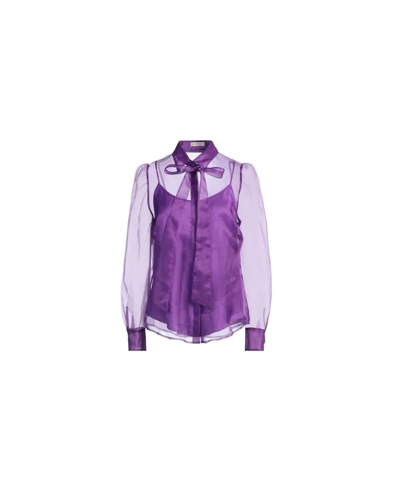 Camicettasnob TOPS - Hemdenauf YOOX.COM Violett