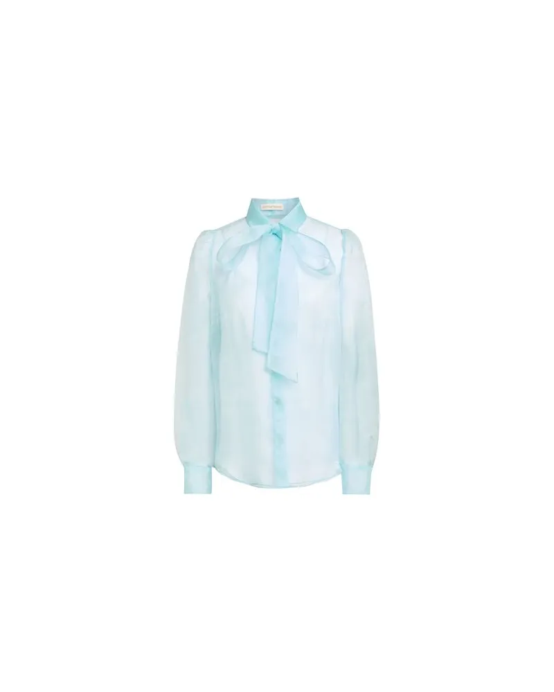 Camicettasnob TOPS - Hemdenauf YOOX.COM Himmelblau