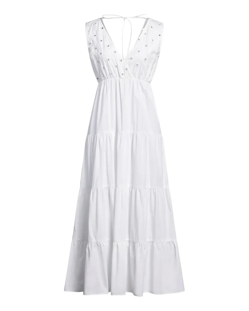 Seventy Maxi-Kleid Weiß