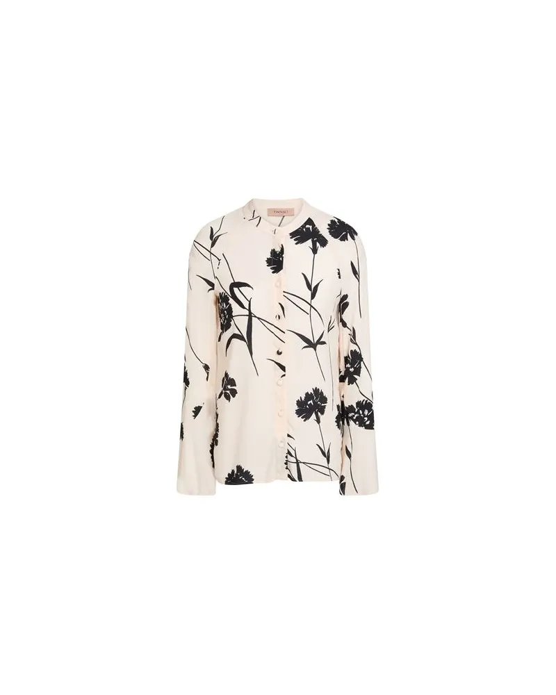 Twin-Set TOPS - Hemdenauf YOOX.COM Elfenbein