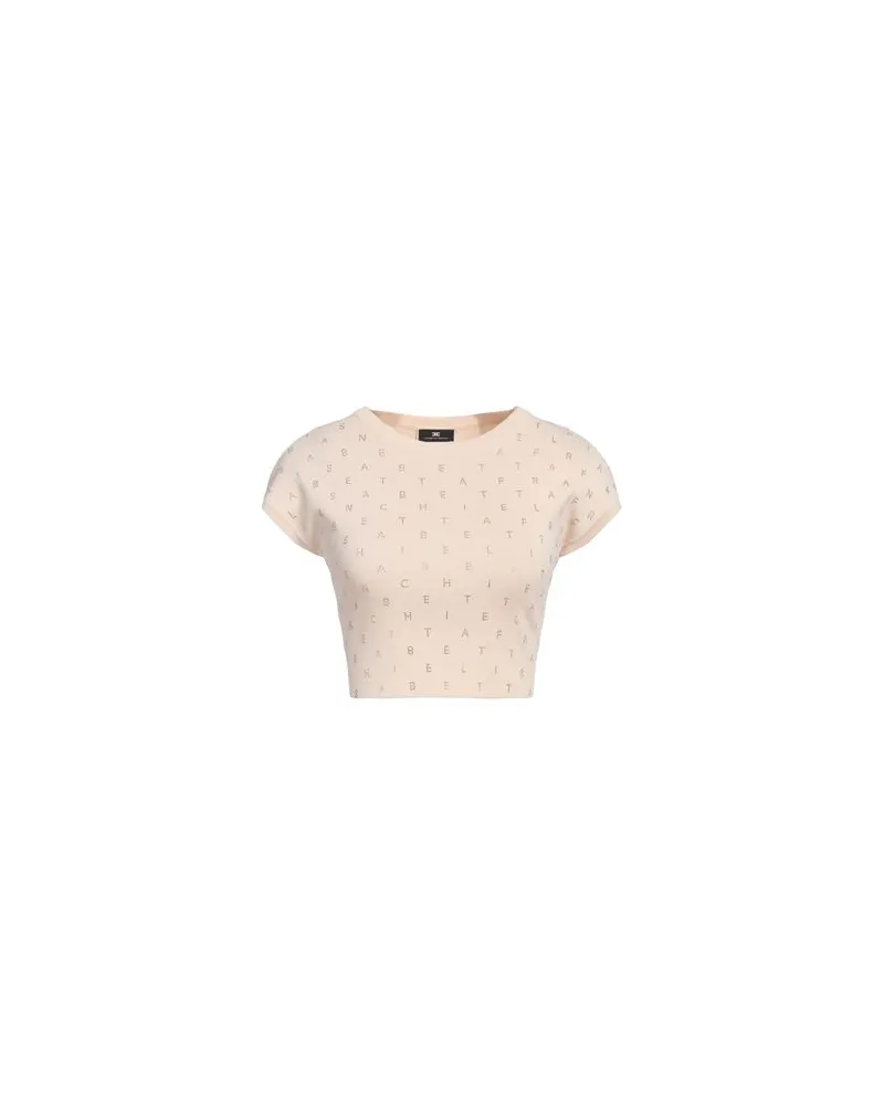 Elisabetta Franchi STRICKWAREN - Pulloverauf YOOX.COM Beige