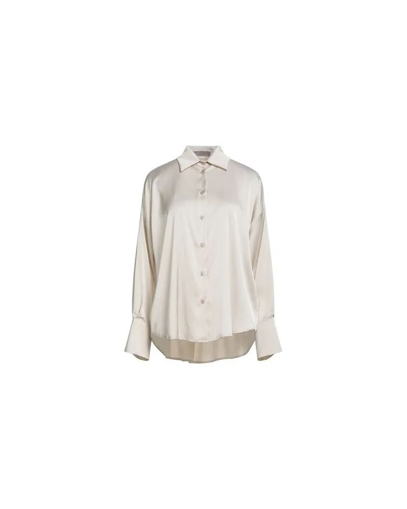 D.EXTERIOR TOPS - Hemdenauf YOOX.COM Cremeweiß