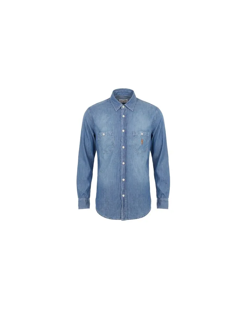 Front Street 8 TOPS - Jeanshemdenauf YOOX.COM Blau