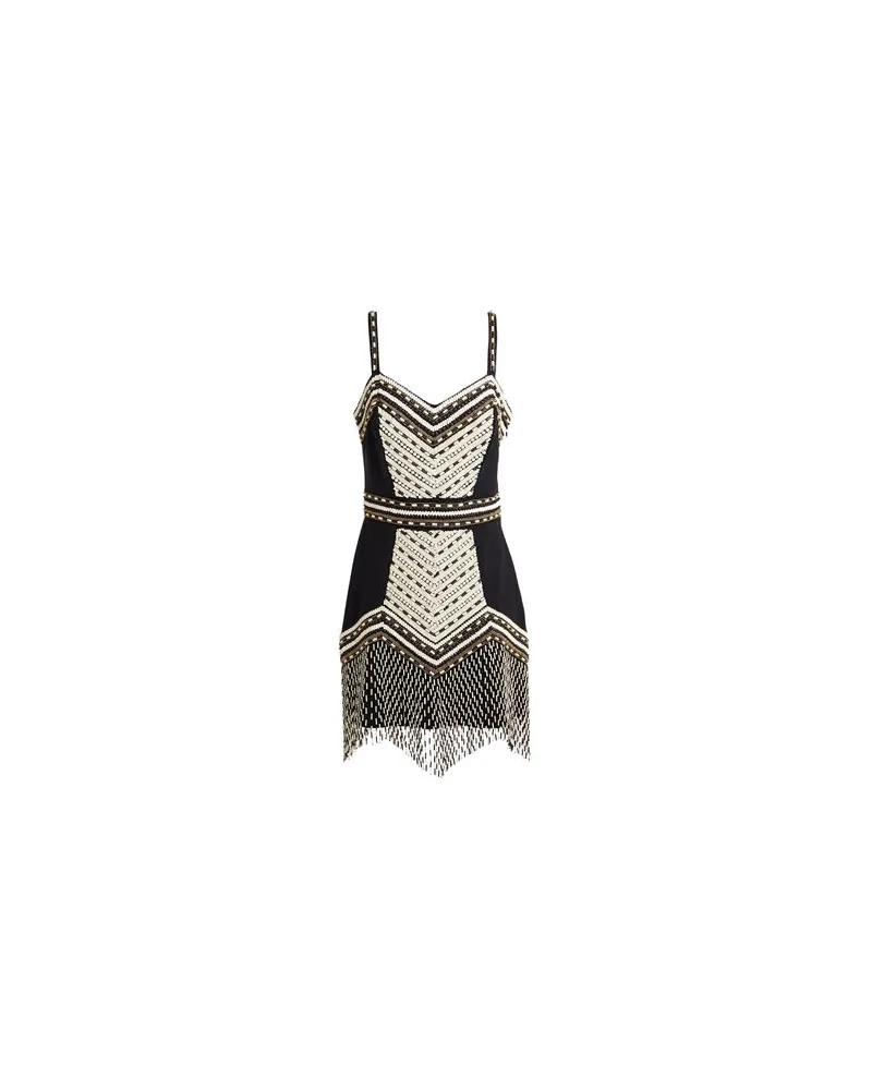 Elisabetta Franchi KLEIDER - Mini-Kleiderauf YOOX.COM Schwarz