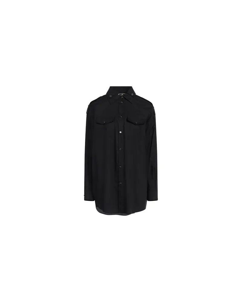 Elisabetta Franchi TOPS - Hemdenauf YOOX.COM Schwarz