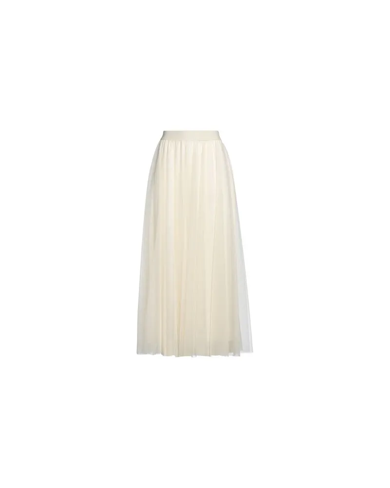 Twin-Set U&B - HOSEN & RÖCKE - Maxi-Röckeauf YOOX.COM Cremeweiß