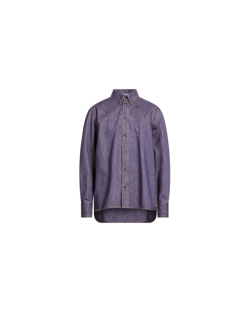 Trussardi TOPS - Jeanshemdenauf YOOX.COM Violett