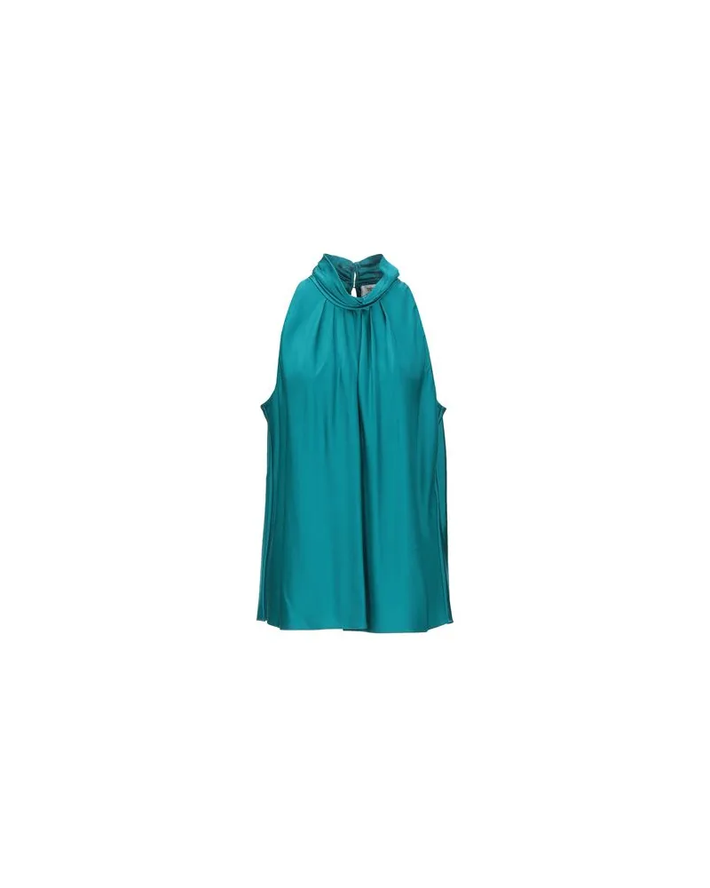 Diane von Furstenberg TOPS - Topsauf YOOX.COM Smaragdgrün