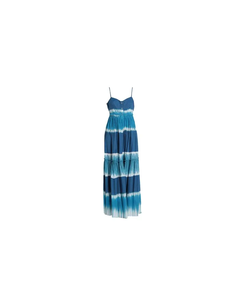 Alberta Ferretti KLEIDER - Maxi-Kleiderauf YOOX.COM Azurblau