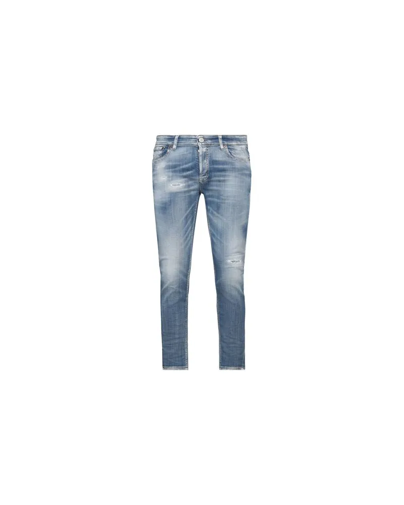 PMDS PREMIUM MOOD DENIM SUPERIOR HOSEN & RÖCKE - Jeanshosenauf YOOX.COM Blau