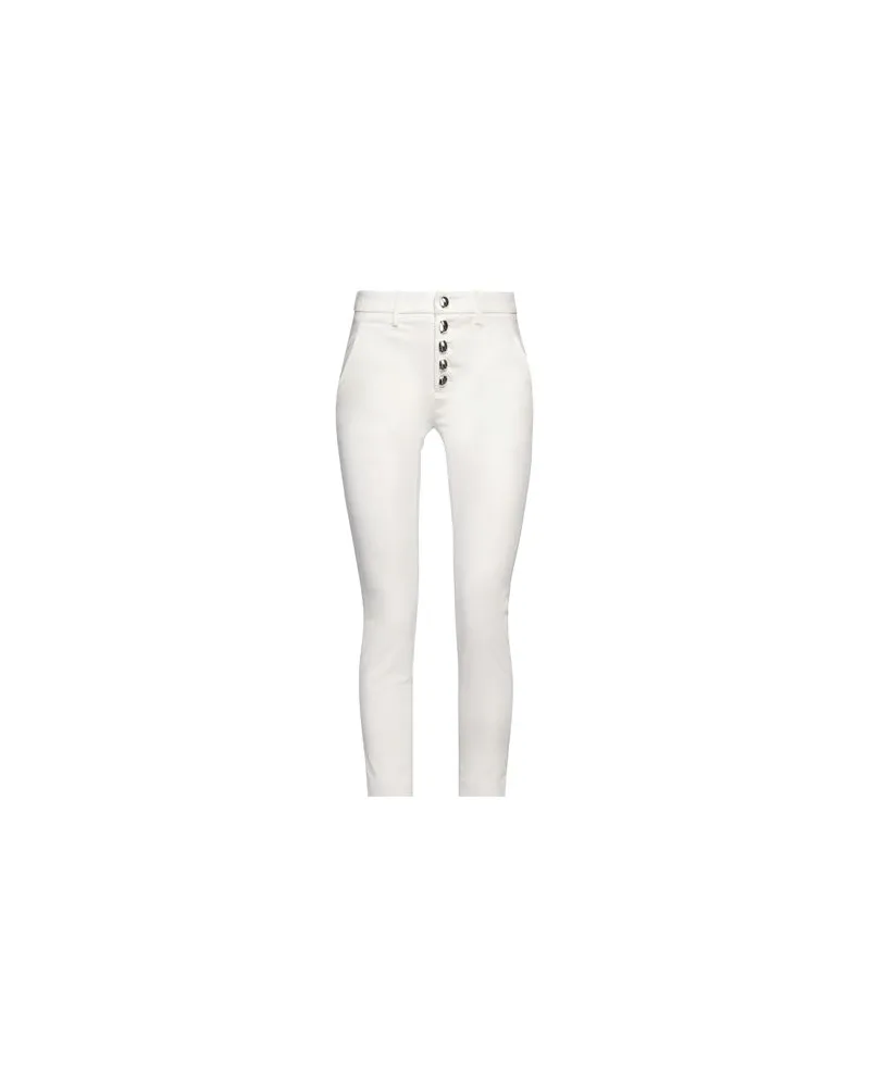 Dondup HOSEN & RÖCKE - Hosenauf YOOX.COM Weiß