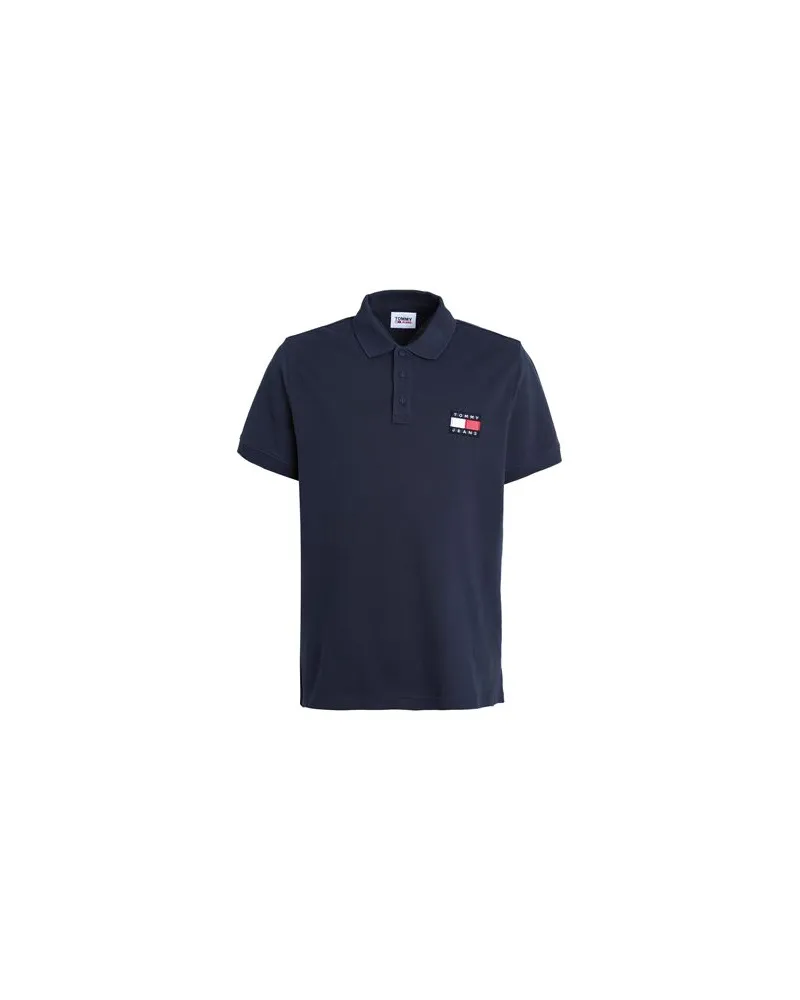 Tommy Hilfiger TJM TOMMY BADGE POLO  - TOPS - Poloshirtsauf YOOX.COM Taubenblau