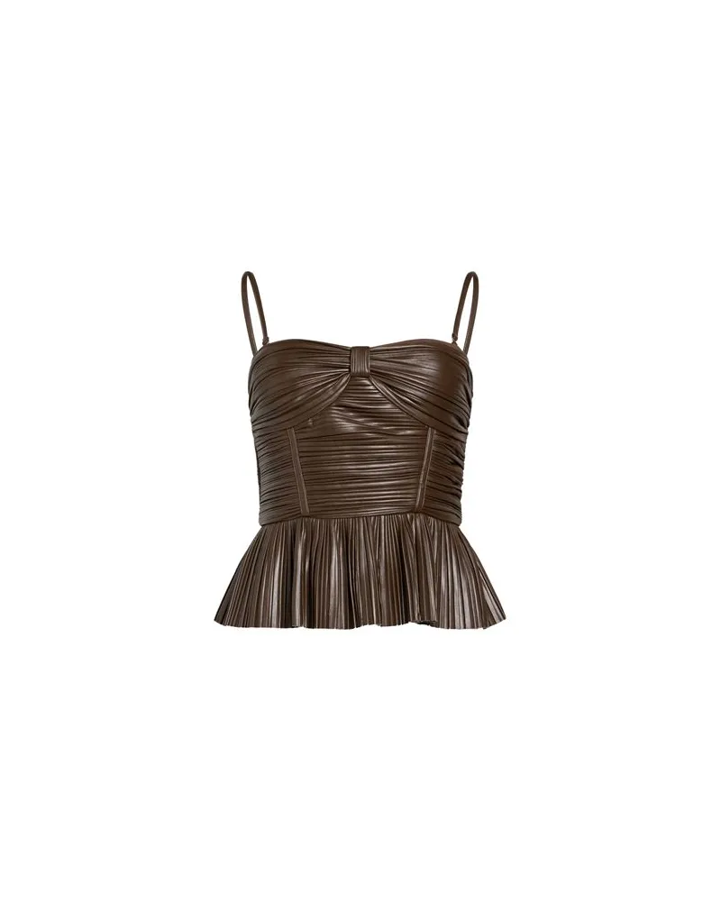 ROTATE Birger Christensen TOPS - Topsauf YOOX.COM Braun