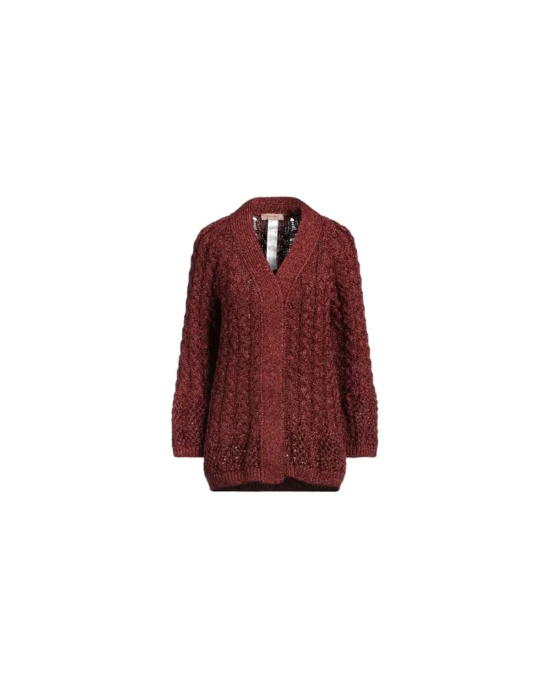 Twin-Set STRICKWAREN - Strickjackenauf YOOX.COM Kupfer