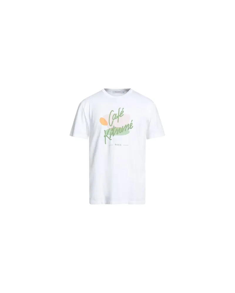 Kitsuné CAFÉ KITSUNÉ  - TOPS - T-shirtsauf YOOX.COM Weiß